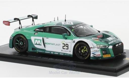 Diecast model cars Audi R8 1/43 Spark LMS No.29 Montaplast by Land-Motorsport 24h Spa 2018 K.van der Linde/S.van der Linde/J.Schmidt Audi R8 1/43 Spark LMS No.29 Montaplast by Land-Motorsport 24h Spa 2018 K.van der Linde/S.van der Linde/J.Schmidt diecast model cars