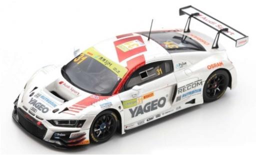 Audi R8 1/43 Spark LMS No.31 Sport Team Rutronik Yageo Fia GT World Cup Macau 2019 K.van le Linde diecast model cars