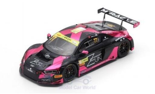 Audi R8 1/43 Spark LMS No.77 Zun Motorsport Crew Fia GT World Cup Macau 2018 A.Fong diecast model cars