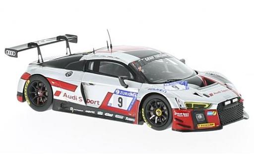 Audi R8 1/43 Spark LMS No.9 Sport Team WRT 24h Nürburgring 2017 N.Müller/M.Fässler/R.Frijns/R.Rast diecast model cars