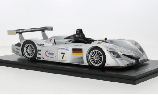 Audi R8 1/18 Spark No.7 24h Le Mans 2000 1:18 diecast model cars