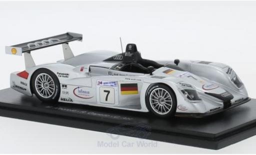 Diecast model cars Audi R8 1/43 Spark No.7 Sport Team Joest 24h Le Mans 2000 M.Alboreto/R.Capello/C.Abt Audi R8 1/43 Spark No.7 Sport Team Joest 24h Le Mans 2000 M.Alboreto/R.Capello/C.Abt diecast model cars