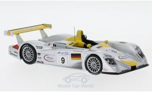 Diecast model cars Audi R8 1/43 Spark No.9 24h Le Mans 2000 S.Ortelli/A.McNish/L.Aiello Audi R8 1/43 Spark No.9 24h Le Mans 2000 S.Ortelli/A.McNish/L.Aiello diecast model cars
