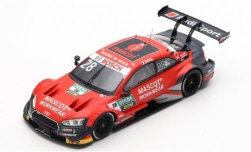 Diecast model cars Audi RS5 1/43 Spark RS 5 No.28 Sport Team Phoenix Mascot Workwear DTM 2019 L.Duval Audi RS5 1/43 Spark RS 5 No.28 Sport Team Phoenix Mascot Workwear DTM 2019 L.Duval diecast model cars