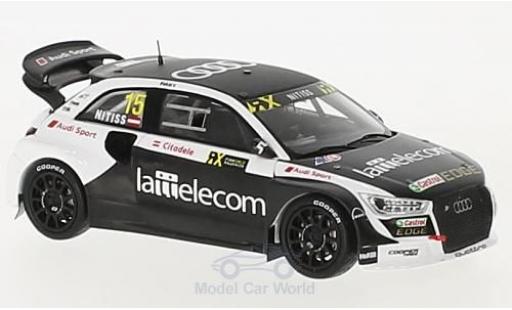 Diecast model cars Audi S1 1/43 Spark EKS RX quattro No.15 Rallye-Cross Rallye Portugal 2017 R.Nitiss Audi S1 1/43 Spark EKS RX quattro No.15 Rallye-Cross Rallye Portugal 2017 R.Nitiss diecast model cars