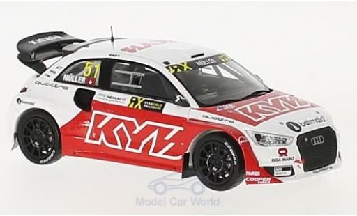 Diecast model cars Audi S1 1/43 Spark EKS RX quattro No.51 Rallye-Cross Rallye Frankreich 2017 N.Müller Audi S1 1/43 Spark EKS RX quattro No.51 Rallye-Cross Rallye Frankreich 2017 N.Müller diecast model cars