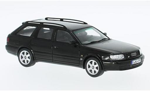Audi S6 1/43 Spark Plus Avant black 1996 diecast model cars