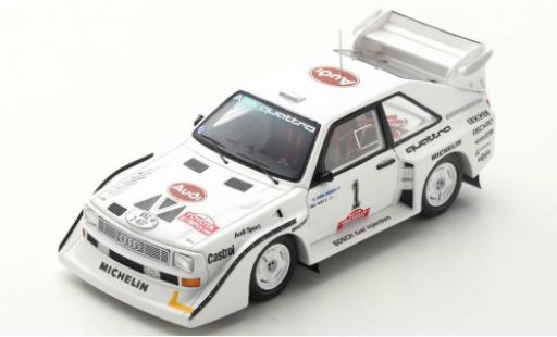 Diecast model cars Audi Sport Quattro 1/43 Spark Sport quattro S1 E2 No.1 Rally Olympus 1985 H.Mikkola/A.Hertz Audi Sport Quattro 1/43 Spark Sport quattro S1 E2 No.1 Rally Olympus 1985 H.Mikkola/A.Hertz diecast model cars