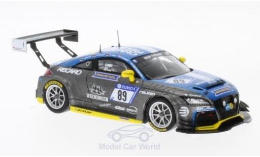 Diecast model cars Audi TT RS 1/43 Spark RS No.89 LMS Engineering 24h Nürburgring 2017 S.Wieninger/U.Andree/D.Schmid/C.Schmitz Audi TT RS 1/43 Spark RS No.89 LMS Engineering 24h Nürburgring 2017 S.Wieninger/U.Andree/D.Schmid/C.Schmitz diecast model cars