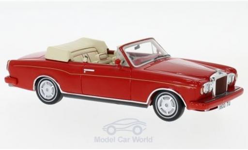 Diecast model cars Bentley Continental T 1/43 Spark Convertible red RHD 1984 Bentley Continental T 1/43 Spark Convertible red RHD 1984 diecast model cars