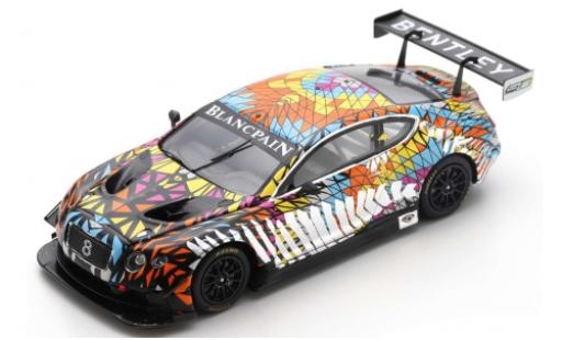 Diecast model cars Bentley Continental 1/43 Spark GT3 Princess Yatchs Dazzle Livery Bentley Continental 1/43 Spark GT3 Princess Yatchs Dazzle Livery diecast model cars