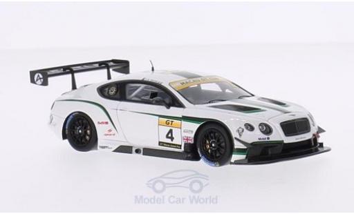 Diecast model cars Bentley Continental T 1/43 Spark GT3 RHD No.4 Absolute Racing GT Cup GP Macau 2014 J-K.Vernay Bentley Continental T 1/43 Spark GT3 RHD No.4 Absolute Racing GT Cup GP Macau 2014 J-K.Vernay diecast model cars