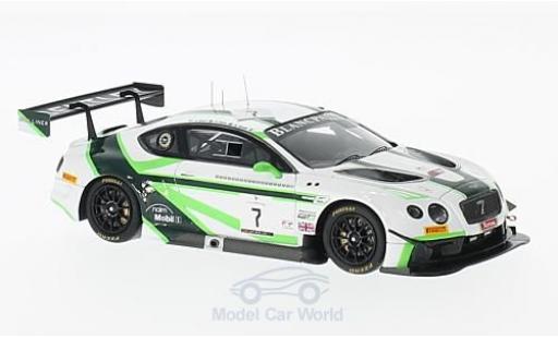 Diecast model cars Bentley Continental T 1/43 Spark GT3 RHD No.7 Team M-Sport 24h Spa 2016 G.Smith/V.Abril/S.Kane Bentley Continental T 1/43 Spark GT3 RHD No.7 Team M-Sport 24h Spa 2016 G.Smith/V.Abril/S.Kane diecast model cars