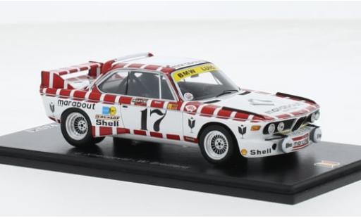 Bmw 3.0 1/43 Spark CSL No.17 Marabout Racing Team 24h Spa 1973 1:43 diecast model cars