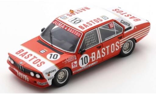 Diecast model cars Bmw 530 1/43 Spark i (E12) No.10 Bastos 24h Spa Francorchamps 1981 E.Joosen/D.Vermeersch/J-C.Andruet Bmw 530 1/43 Spark i (E12) No.10 Bastos 24h Spa Francorchamps 1981 E.Joosen/D.Vermeersch/J-C.Andruet diecast model cars