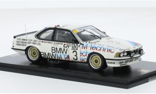 Diecast model cars Bmw 635 1/43 Spark CSi No.3 24h Spa 1985 1:43 Bmw 635 1/43 Spark CSi No.3 24h Spa 1985 1:43 diecast model cars