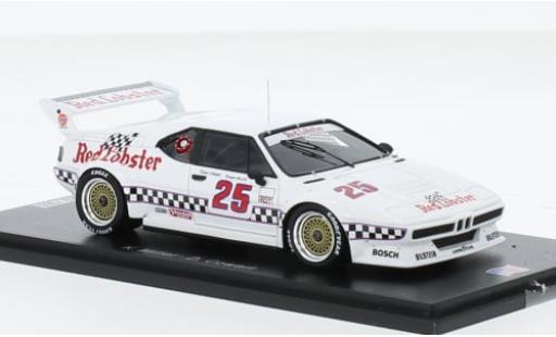 Bmw M1 1/43 Spark No.25 Red Lobster IMSA GTO 1981 1:43 diecast model cars