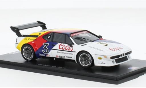 Bmw M1 1/43 Spark No.3 IMSA 250 Miles Mid-Ohio 1979 1:43 diecast model cars