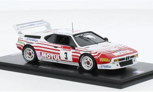 Bmw M1 1/43 Spark No.3 Rallye WM Tour de Corse 1983 1:43 diecast model cars