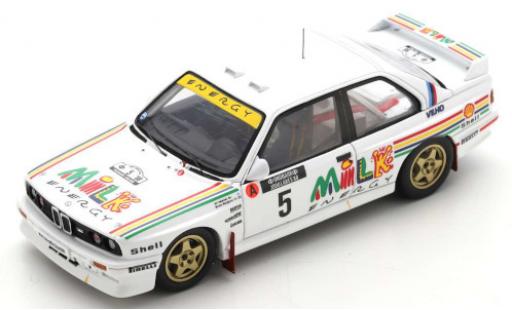 Diecast model cars Bmw M3 1/43 Spark (E30) No.5 Prodrive Milk Energy Rallye WM Rallye Finnland 1988 A.Vatanen/B.Berglund Bmw M3 1/43 Spark (E30) No.5 Prodrive Milk Energy Rallye WM Rallye Finnland 1988 A.Vatanen/B.Berglund diecast model cars