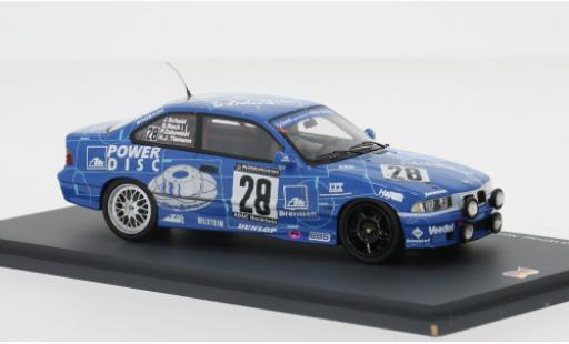 Bmw M3 1/43 Spark (E36) 24h Nürburgring 1997 #28 1:43 diecast model cars