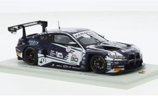 Bmw M4 1/43 Spark GT3 No.30 Team WRT 24h Spa 2023 1:43 diecast model cars