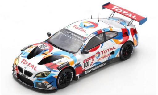 Bmw M6 1/43 Spark GT3 No.101 Walkenhorst Motorsports Total 24h Nürburgring 2020 C.Krognes/D.Pittard/M.Jensen/J.Pepper diecast model cars