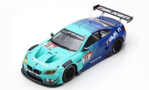 Bmw M6 1/43 Spark GT3 No.33 Falken Motorsports Falken 24h Nürburgring 2019 P.Dumbreck/S.Dusseldorp/A.Imperatori/J.Klingmann diecast model cars