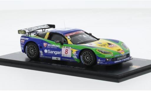 Diecast model cars Chevrolet Corvette 1/43 Spark C6.R No.8 Sangari Team Brazil 24h Spa 2009 1:43 Chevrolet Corvette 1/43 Spark C6.R No.8 Sangari Team Brazil 24h Spa 2009 1:43 diecast model cars