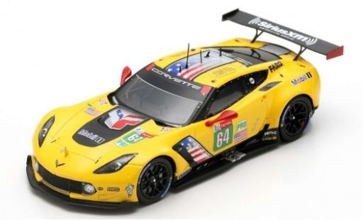 Diecast model cars Chevrolet Corvette 1/43 Spark C7.R No.64 Racing 24h Le Mans 2019 O.Gavin/T.Milner/M.Fässler Chevrolet Corvette 1/43 Spark C7.R No.64 Racing 24h Le Mans 2019 O.Gavin/T.Milner/M.Fässler diecast model cars
