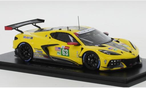Diecast model cars Chevrolet Corvette 1/43 Spark C8.R No.63 Racing 24h Le Mans 2021 A.Garcia/J.Taylor/N.Catsburg Chevrolet Corvette 1/43 Spark C8.R No.63 Racing 24h Le Mans 2021 A.Garcia/J.Taylor/N.Catsburg diecast model cars