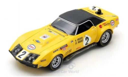 Diecast model cars Chevrolet Corvette 1/43 Spark No.2 24h Le Mans 1970 H.Greder/J.P.Rouget Chevrolet Corvette 1/43 Spark No.2 24h Le Mans 1970 H.Greder/J.P.Rouget diecast model cars