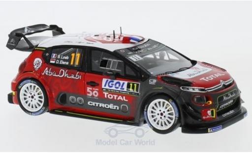 Diecast model cars Citroen C3 1/43 Spark WRC No.11 Total Abu Dhabi WRT Rallye WM Rallye Tour de Corse 2018 S.Loeb/D.Elena Citroen C3 1/43 Spark WRC No.11 Total Abu Dhabi WRT Rallye WM Rallye Tour de Corse 2018 S.Loeb/D.Elena diecast model cars