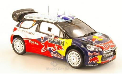 Diecast model cars DS Automobiles DS3 Racing 1/43 Spark Citroen WRC No.2 Citroen Racing Red Bull Total WRC Rallye Acropolis 2011 S.Ogier/J.Ingrassia DS Automobiles DS3 Racing 1/43 Spark Citroen WRC No.2 Citroen Racing Red Bull Total WRC Rallye Acropolis 2011 S.Ogier/J.Ingrassia diecast model cars