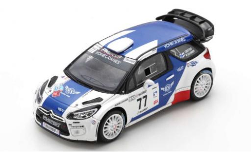 Diecast model cars DS Automobiles DS3 1/43 Spark Citroen WRC No.77 PH Sport Rallye Circuit Cote d Azur 2019 V.Bottas/M.Salminen DS Automobiles DS3 1/43 Spark Citroen WRC No.77 PH Sport Rallye Circuit Cote d Azur 2019 V.Bottas/M.Salminen diecast model cars