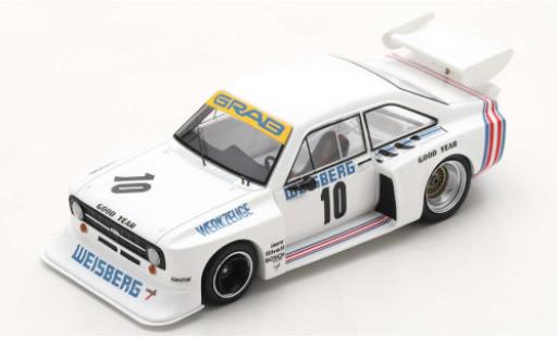Ford Escort 1/43 Spark MK II RS Gr.5 No.10 Weisberg DRM Norisring 1977 T.Hezemans diecast model cars