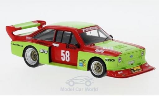 Ford Escort 1980 1/43 Spark Turbo No.58 DRM Zolder Westfalen 1980 W.Boller diecast model cars