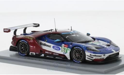 Diecast model cars Ford GT 1/43 Spark No.67 Chip Ganassi Team UK 24h Le Mans 2018 H.Tincknell/A.Priaulx/T.Kanaan Ford GT 1/43 Spark No.67 Chip Ganassi Team UK 24h Le Mans 2018 H.Tincknell/A.Priaulx/T.Kanaan diecast model cars