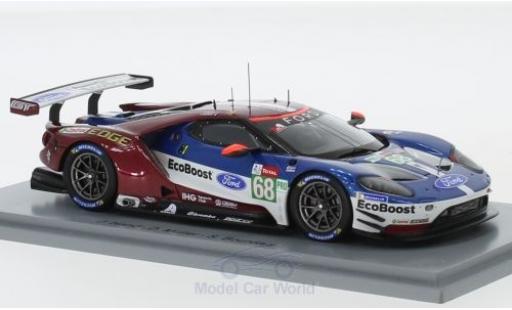 Diecast model cars Ford GT 1/43 Spark No.68 Chip Ganassi Team USA 24h Le Mans 2018 J.Hand/D.Müller/S.Bourdais Ford GT 1/43 Spark No.68 Chip Ganassi Team USA 24h Le Mans 2018 J.Hand/D.Müller/S.Bourdais diecast model cars