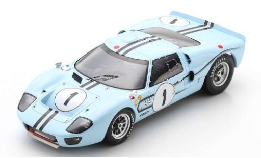 Diecast model cars Ford GT40 1/18 Spark MkIIB RHD No.1 12h Reims 1967 J.Schlesser/G.Ligier Ford GT40 1/18 Spark MkIIB RHD No.1 12h Reims 1967 J.Schlesser/G.Ligier diecast model cars
