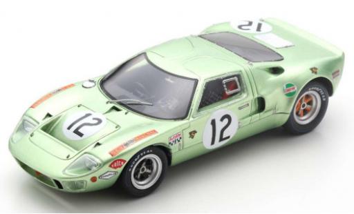 Diecast model cars Ford GT40 1/43 Spark RHD No.12 24h Le Mans 1968 P.Salmon/E.Liddell Ford GT40 1/43 Spark RHD No.12 24h Le Mans 1968 P.Salmon/E.Liddell diecast model cars