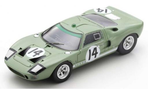 Diecast model cars Ford GT40 1/43 Spark RHD No.14 24h Le Mans 1965 J.Whitmore/I.Ireland Ford GT40 1/43 Spark RHD No.14 24h Le Mans 1965 J.Whitmore/I.Ireland diecast model cars