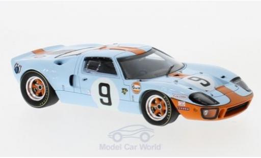 Diecast model cars Ford GT40 1/43 Spark RHD No.9 Gulf 24h Le Mans 1968 P.Rodriguez/L.Bianchi Ford GT40 1/43 Spark RHD No.9 Gulf 24h Le Mans 1968 P.Rodriguez/L.Bianchi diecast model cars