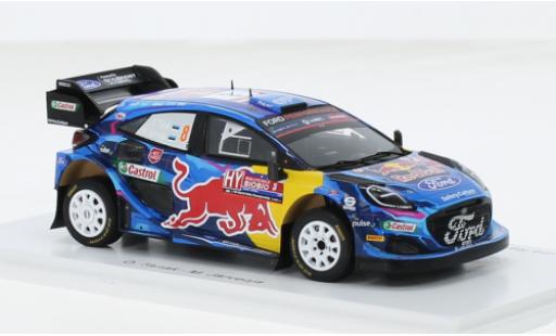 Ford Puma 1/43 Spark Rally1 No.8 M-Sport World Rally Team Red Bull Rallye WM Rallye Chile 2023 1:43 diecast model cars