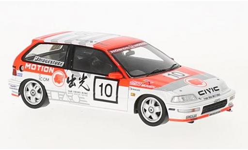 Diecast model cars Honda Civic 1/43 Spark EF9 RHD No.10 Macau Guia Race 1990 O.Nakako Honda Civic 1/43 Spark EF9 RHD No.10 Macau Guia Race 1990 O.Nakako diecast model cars