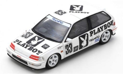 Diecast model cars Honda Civic 1/43 Spark (EF9) RHD No.33 Playboy JTC Autopolis 1991 Y.Muramatsu/T.Hara Honda Civic 1/43 Spark (EF9) RHD No.33 Playboy JTC Autopolis 1991 Y.Muramatsu/T.Hara diecast model cars