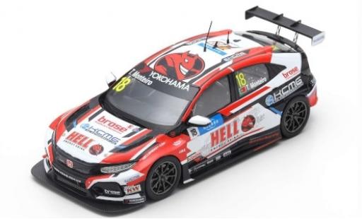 Diecast model cars Honda Civic 1/43 Spark Type R TCR No.18 KCMG Hell Energy Drink WTCR Villa Real 2019 T.Monteiro Honda Civic 1/43 Spark Type R TCR No.18 KCMG Hell Energy Drink WTCR Villa Real 2019 T.Monteiro diecast model cars