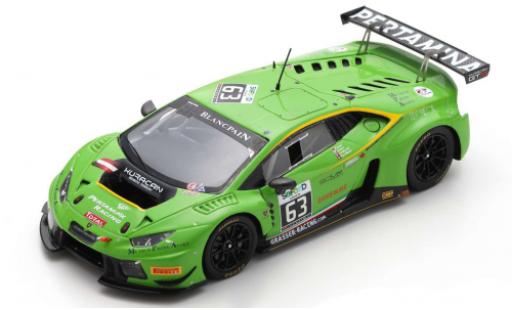 Diecast model cars Lamborghini Huracan 1/43 Spark GT3 No.63 GRT Grasser Racing Team 24h Spa 2016 D.Alessi/N.Pohler/A.Fjordbach/D.Andersen Lamborghini Huracan 1/43 Spark GT3 No.63 GRT Grasser Racing Team 24h Spa 2016 D.Alessi/N.Pohler/A.Fjordbach/D.Andersen diecast model cars