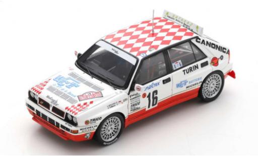 Diecast model cars Lancia Delta 1/43 Spark HF Integrale EVO Gr.N No.16 Rallye WM Rallye Monte Carlo 1993 C.Spiliotis/H.Thibaud Lancia Delta 1/43 Spark HF Integrale EVO Gr.N No.16 Rallye WM Rallye Monte Carlo 1993 C.Spiliotis/H.Thibaud diecast model cars