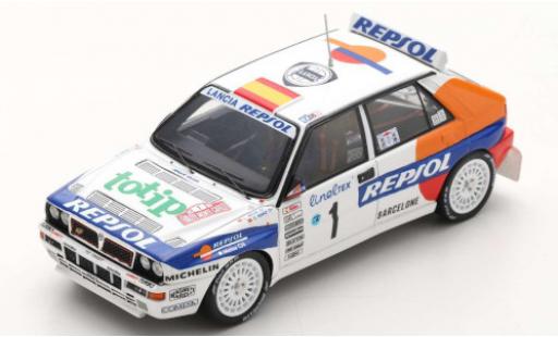 Diecast model cars Lancia Delta 1/43 Spark HF Integrale EVO No.1 Repsol Rallye WM Rallye Monte Carlo 1993 C.Sainz/L.Moya Lancia Delta 1/43 Spark HF Integrale EVO No.1 Repsol Rallye WM Rallye Monte Carlo 1993 C.Sainz/L.Moya diecast model cars